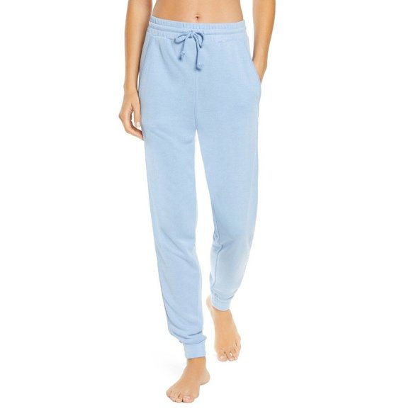 Free People X FP Movement Back Into It Jogger Pants Harbor Blue - Picture 1 of 5